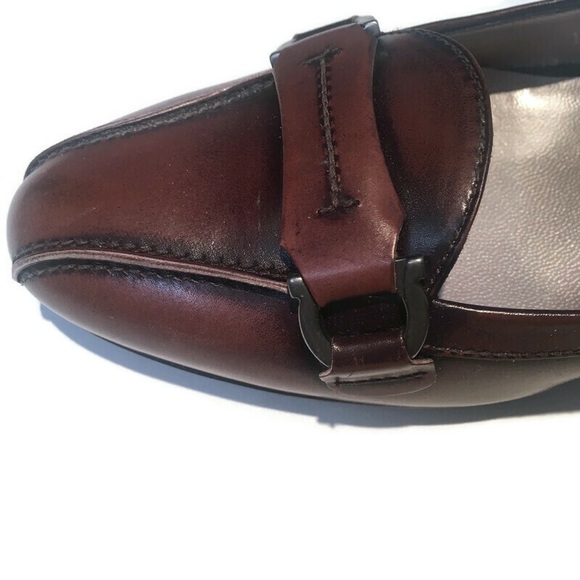 NWOT Salvatore Ferragamo block heel pump, brown,8.5 B - Picture 3 of 8